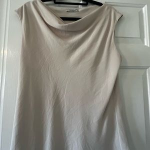MM Lafleur ivory top, fair condition, but still a great staple, size XL